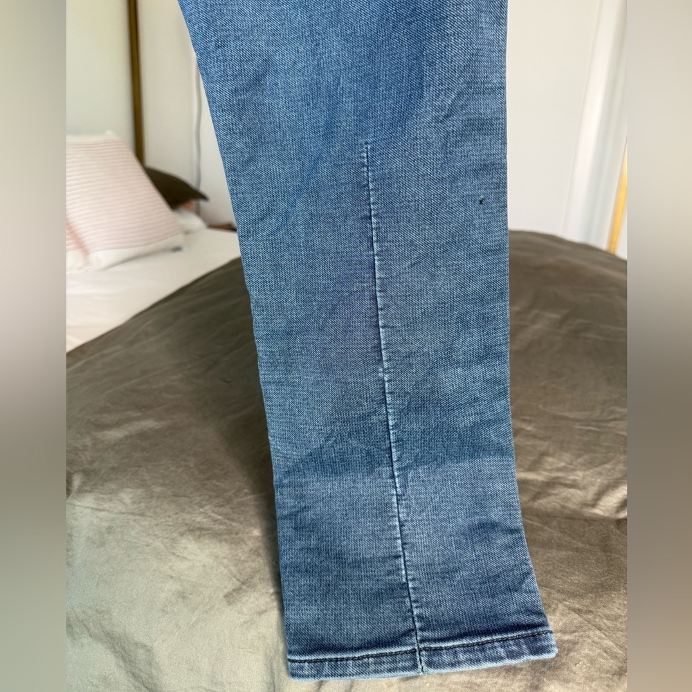 G-STAR RAW Men’s Skinny Jeans Dark Blue w/ Pleated Moto Detail Size 36 Denim Y2K - Picture 5 of 15
